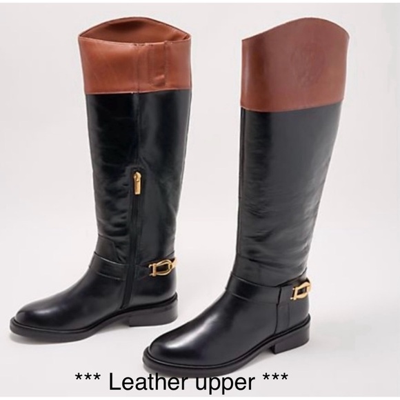 Vince Camuto Shoes - 🆕 Vince Camuto leather knee high shaft, riding boots with Vince Camino crest